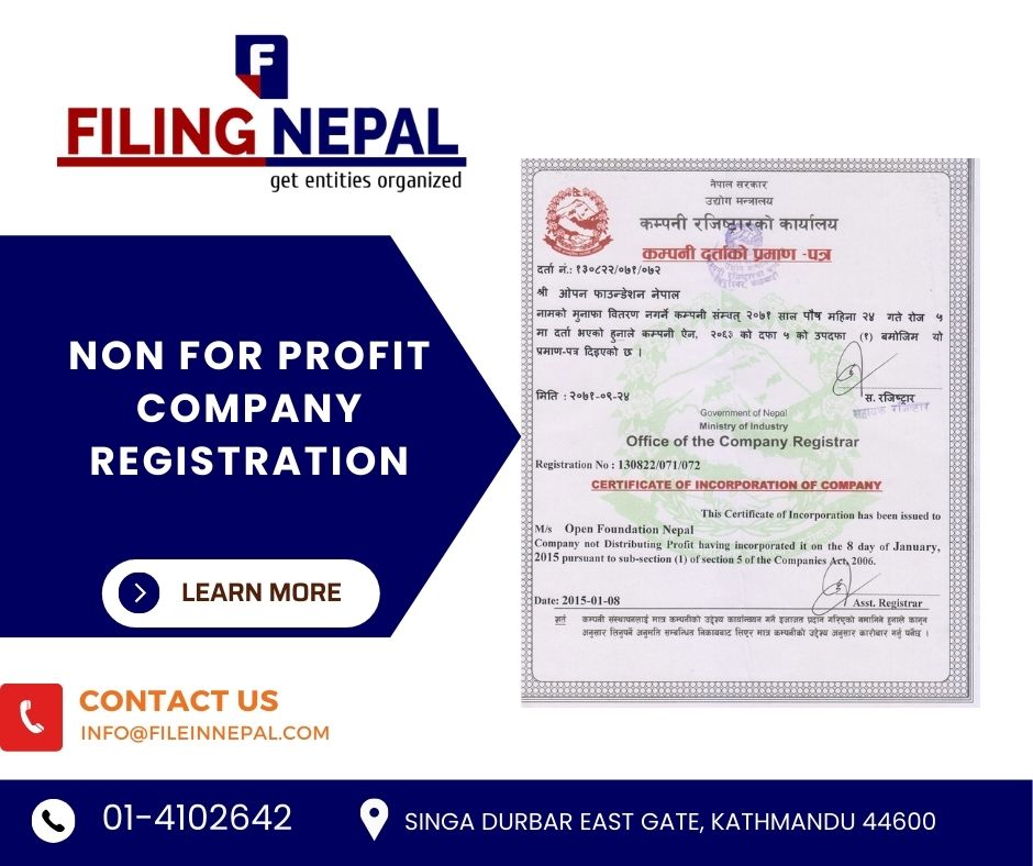 Non Profit Company Registration